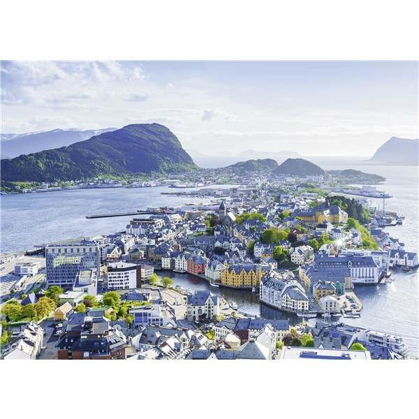 Puslespil 1000 Brikker Ålesund in Norwegen (Billede 2 af 2)