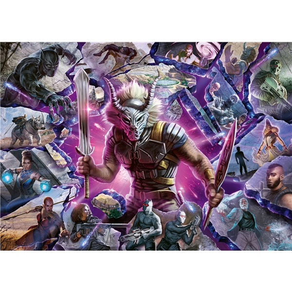 Puslespil 1000 Brikker Villainous: Killmonger (Billede 2 af 2)
