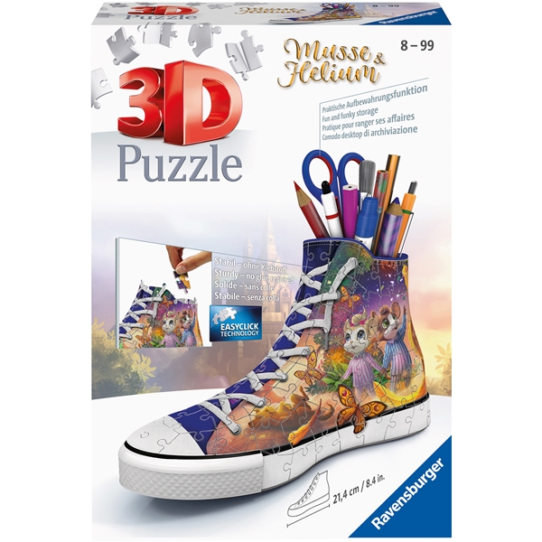 Puslespil 3D Musse & Helium Sneaker 108 Brikker (Billede 1 af 3)