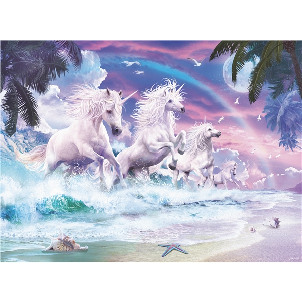 Puslespil XXL 150 Brikker Unicorn Beach (Billede 2 af 2)