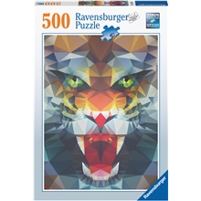 Puslespil 500 Brikker Polygon Lion