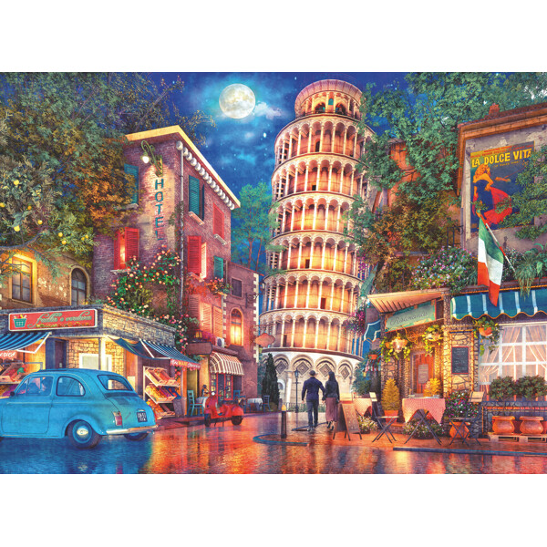 Puslespil 500 Brikker Streets of Pisa (Billede 2 af 4)