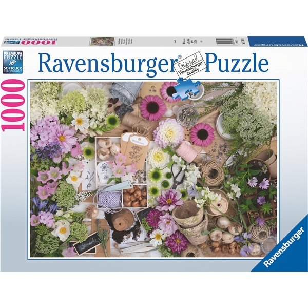 Puslespil 1000 Brikker Magnificent Flower Love (Billede 1 af 2)