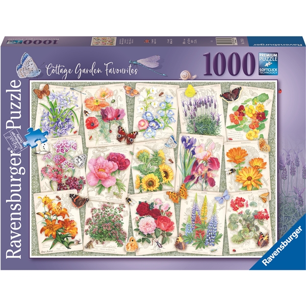 Puslespil 1000 Brikker Garden Flowers (Billede 1 af 3)