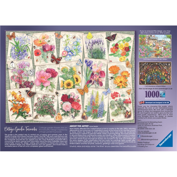 Puslespil 1000 Brikker Garden Flowers (Billede 3 af 3)