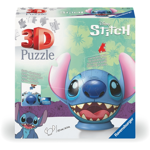 Puslespil 3D Stitch 72 Brikker (Billede 1 af 4)