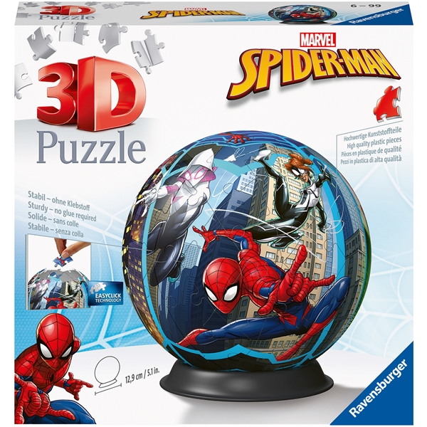 Puslespil 3D 72 Brikker Spider-Man (Billede 1 af 4)