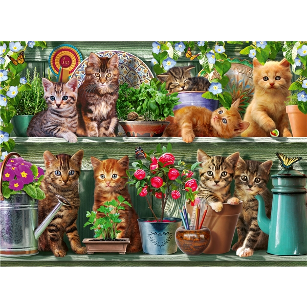 Puslespil 500 Brikker Cats On The Shelf (Billede 2 af 4)