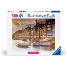 Puslespil 500 Brikker Sunset in Copenhagen