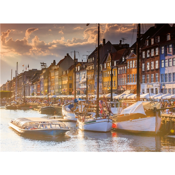 Puslespil 500 Brikker Sunset in Copenhagen (Billede 2 af 4)