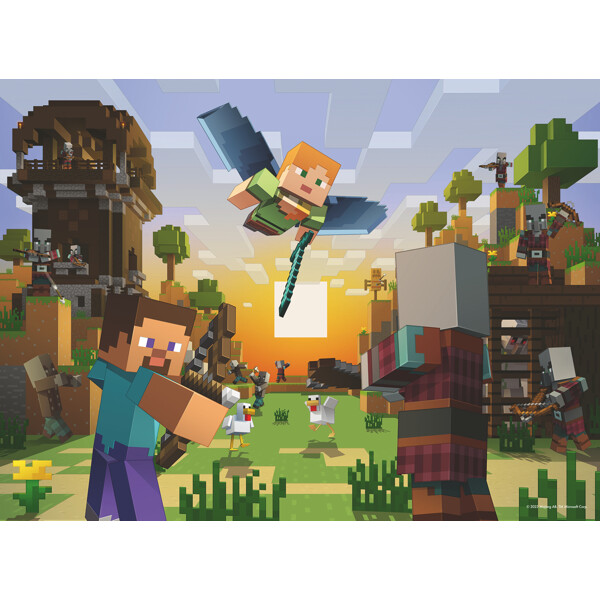 Puslespil XXL 150 Brikker Minecraft Arkitektur (Billede 2 af 2)