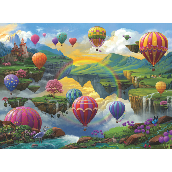 Puslespil 500 Brikker Air Balloon Valley (Billede 2 af 2)