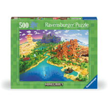 Puslespil 500 Brikker World of Minecraft