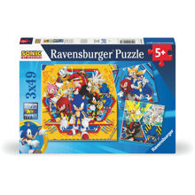 Puslespil 3 x 49 Brikker Sonic the Hedgehog