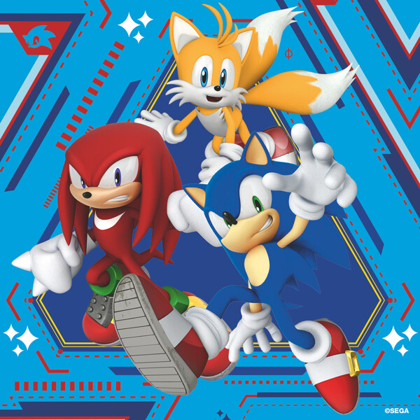 Puslespil 3 x 49 Brikker Sonic the Hedgehog (Billede 4 af 5)
