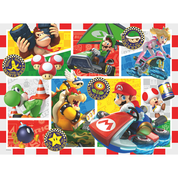 Puslespil XXL 150 Brikker Mario Kart (Billede 2 af 2)