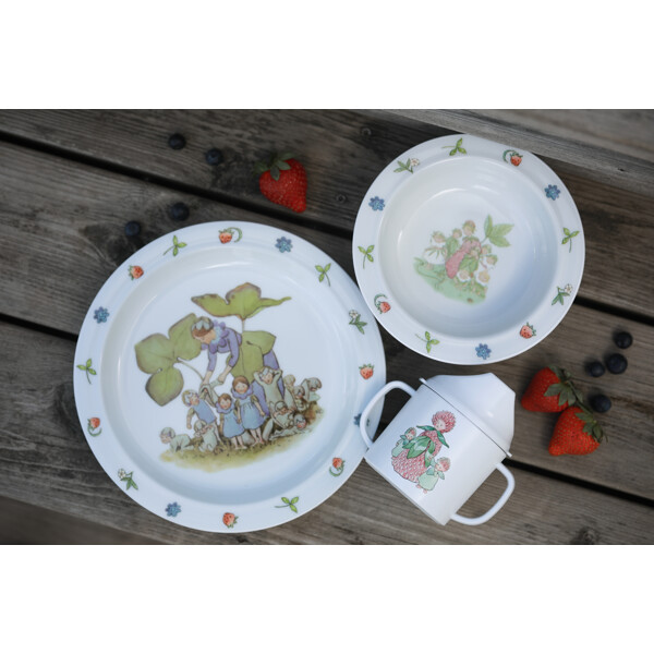 Beskow Blomsterbørn Børneservice 3-dele (Billede 2 af 5)