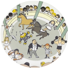 Pippi Cirkus Flad Tallerken