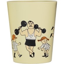 Pippi Cirkus Tumbler-Kop Gul