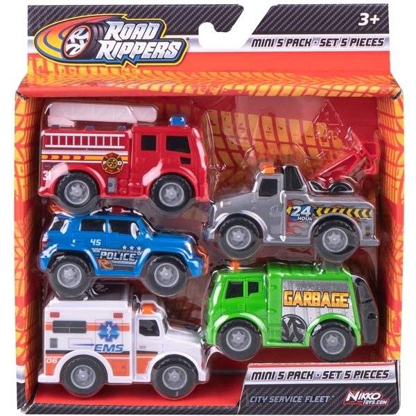 Road Rippers City Service Mini 5-pakke (Billede 2 af 2)