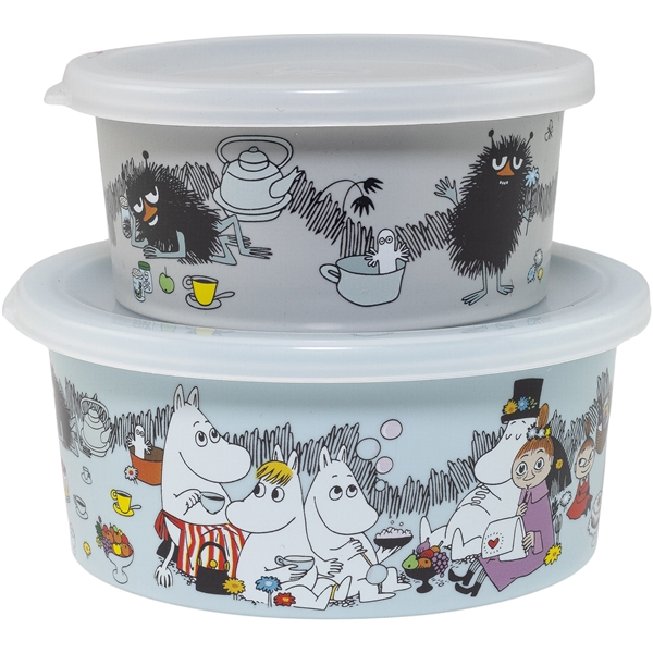 Mumintrollene Picnic Stinky Snackbox 2-p (Billede 1 af 2)