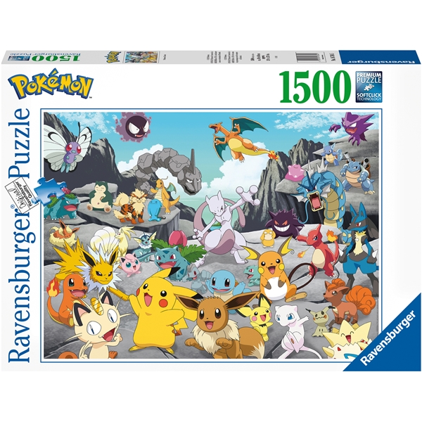 Puslespil 1500 Brikker Pokémon Classics (Billede 1 af 2)