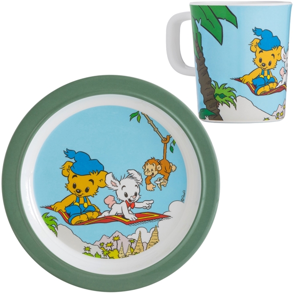 Bamse Jungle Krus og Tallerken (Billede 1 af 3)