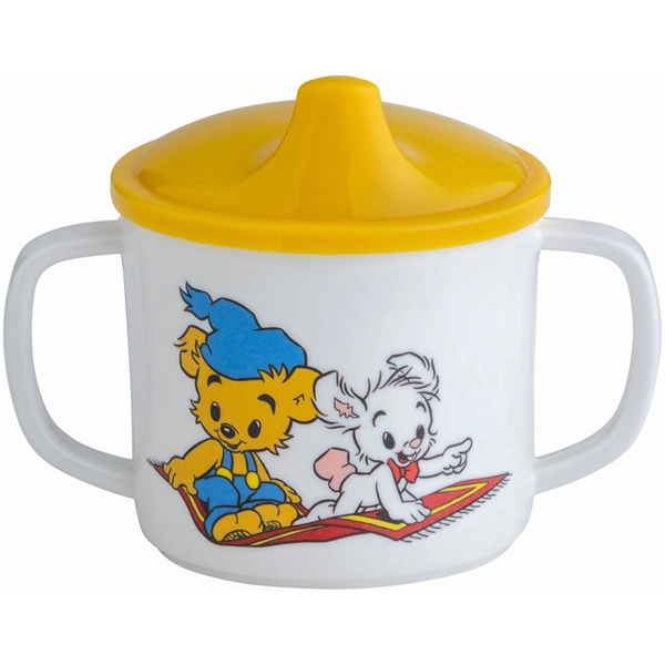 Bamse Spildsikker Kop med Tud Gul (Billede 1 af 2)