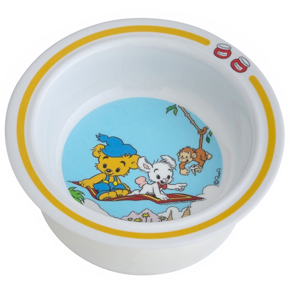 Bamse Tallerken med Sugekop Gul (Billede 1 af 2)