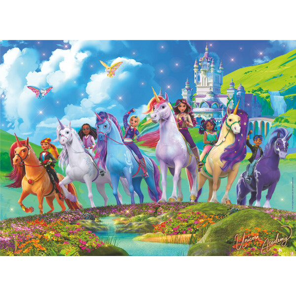 Puslespil XXL 200 Brikker Unicorn Academy (Billede 2 af 2)