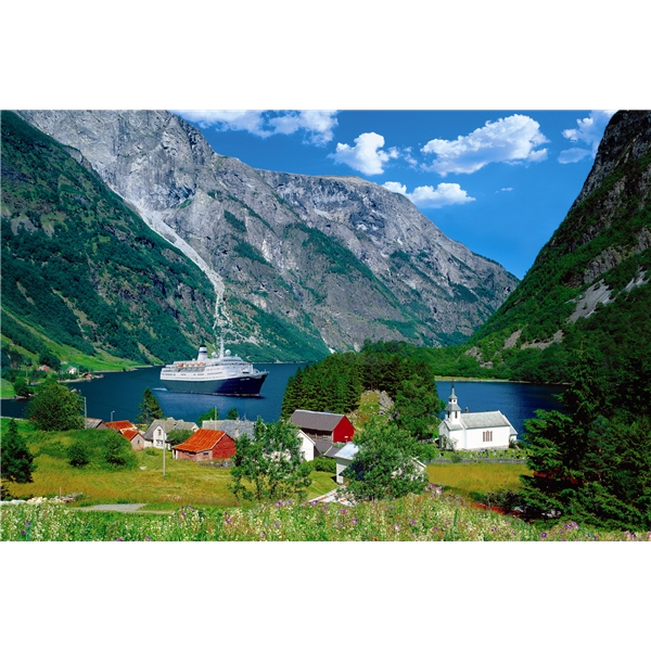 Puslespil 3000 Brikker Fjord I Norge