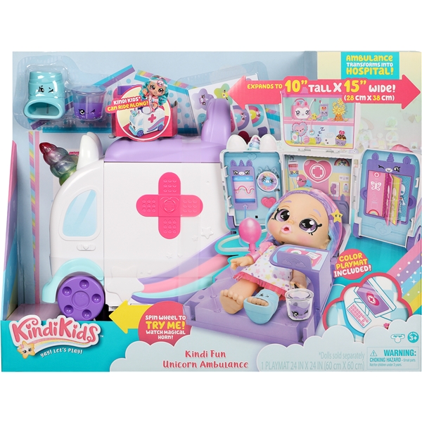 Kindi Kids Kindi Fun Unicorn Ambulance (Billede 3 af 6)