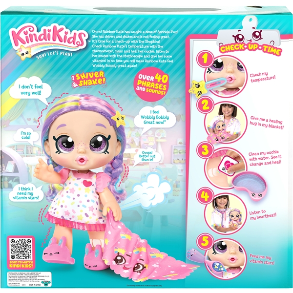 Kindi Kids Shiver 'n' Shake Rainbow Kate Set (Billede 3 af 5)