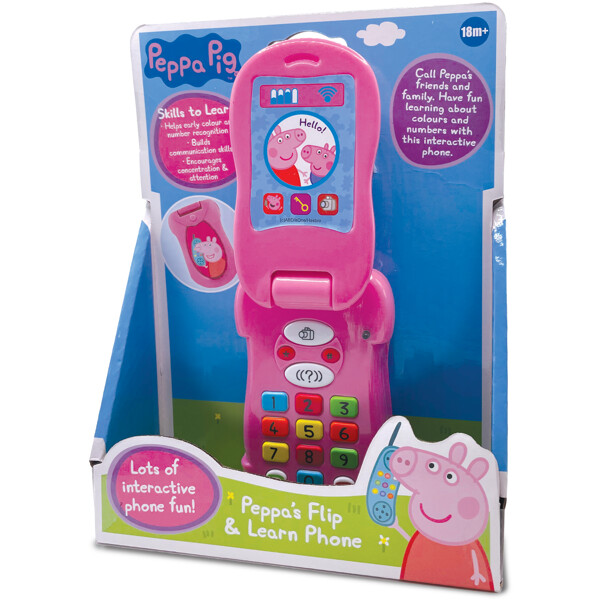 Peppa Flip Og Lær Telefon (Billede 1 af 2)