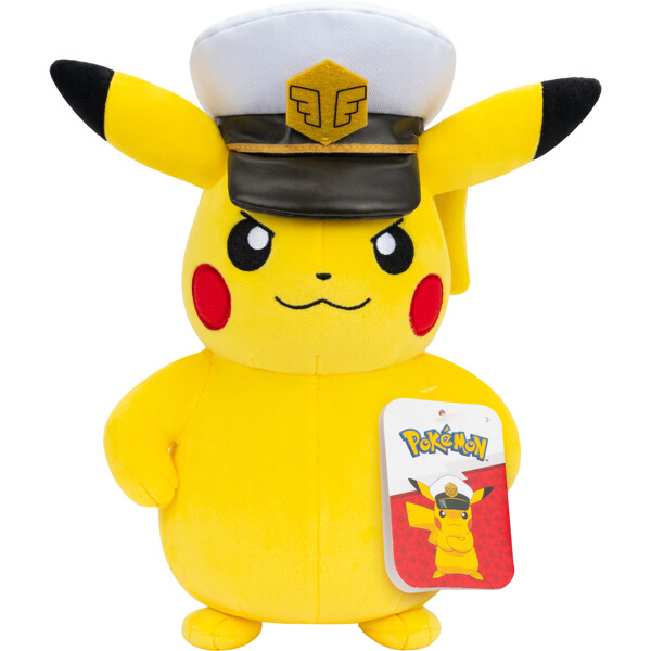 Pokémon Plys 20 cm Kaptajn Pikachu (Billede 1 af 3)
