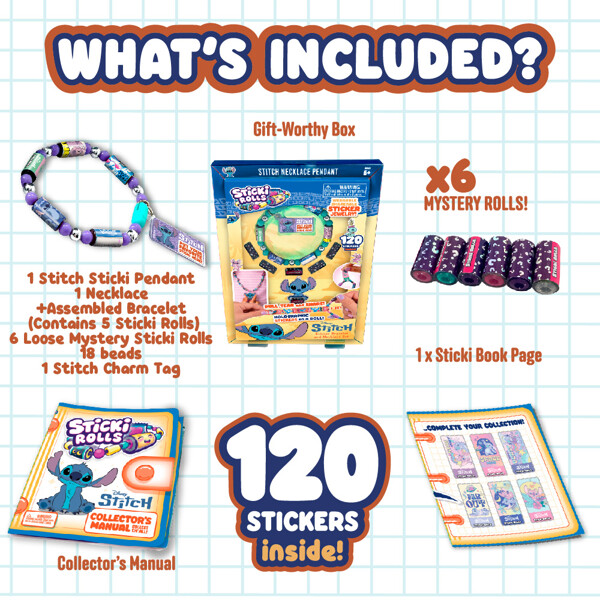 Sticki Rolls Stitch Vedhæng (Billede 2 af 6)