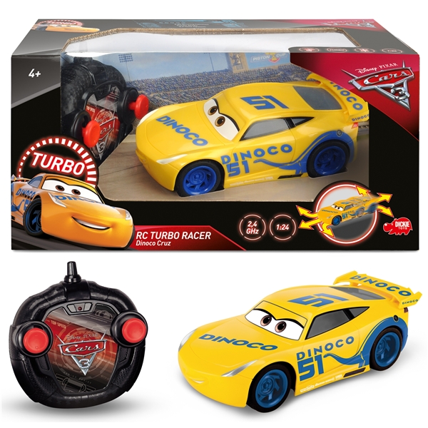 Disney Cars Radiostyret Cruz Turbo Racer