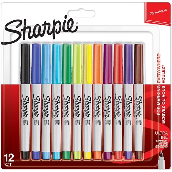 Sharpie Ultra Fine Tuscher 0,5 mm Pakke, 12 stk. (Billede 1 af 7)