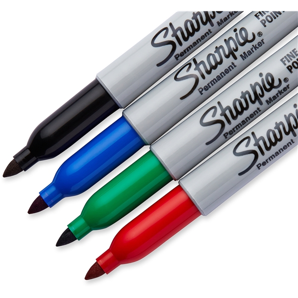 Sharpie Fine Tuscher Basic 1,0 mm Pakke, 4 stk. (Billede 2 af 5)