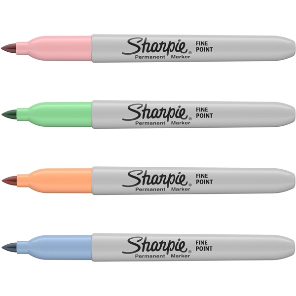 Sharpie Fine Tuscher Pastel 1,0 mm Pakke, 4 stk. (Billede 2 af 5)