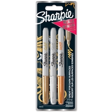 Sharpie Metallic 1,4 mm Pakke med 3 stk.