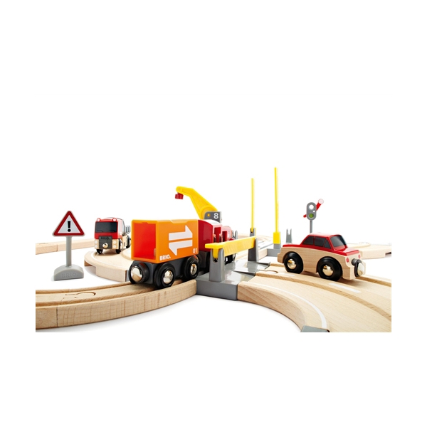 BRIO 33208 Bil- og Togsæt med Kran (Billede 3 af 5)