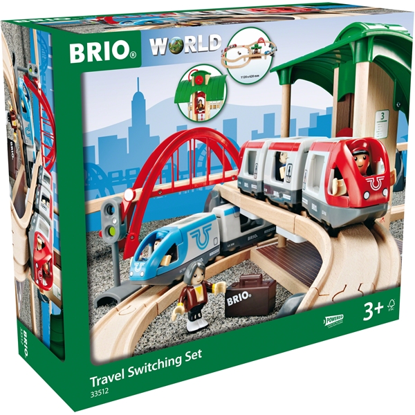 BRIO 33512 Persontog Sporkryds Sæt (Billede 2 af 5)