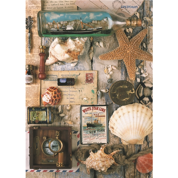 Puslespil 1000 Brikker Souvenirs fra Havet (Billede 2 af 3)