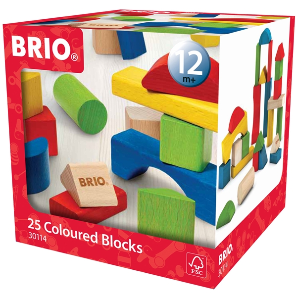 BRIO 30114 25 Byggeklodser (Billede 2 af 3)