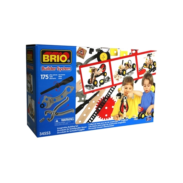 BRIO 34553 Grundsæt Byggelegetøj 176 Dele (Billede 1 af 2)