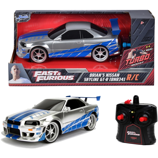 Fast & Furious RC Nissan GTR Fjernstyret - Jada Toys | Shopping4net