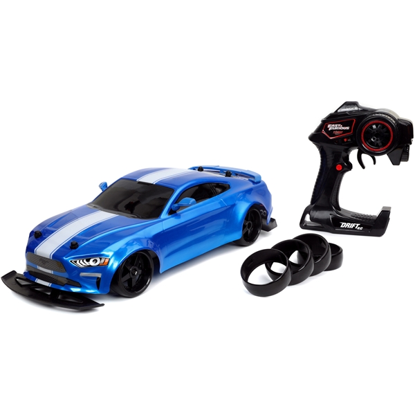 Fast & Furious RC Drift Ford Mustang 1:10 - Fjernstyret - Jada Toys |