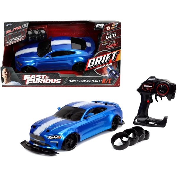 Fast & Furious RC Drift Jakob's Ford Mustang 1:10 (Billede 4 af 4)