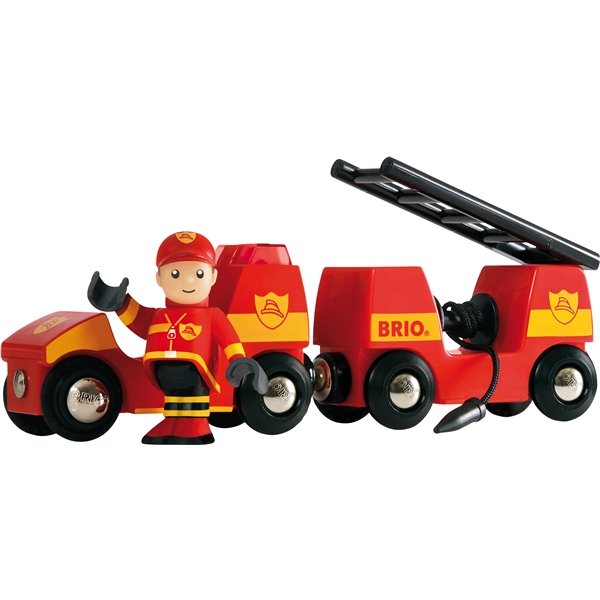 BRIO 33576 Brandbil (Billede 1 af 2)